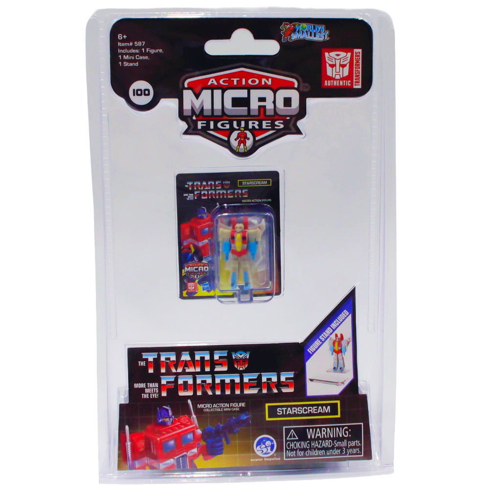 World's Smallest Transformers Starscream Micro Action Figure New Sealed